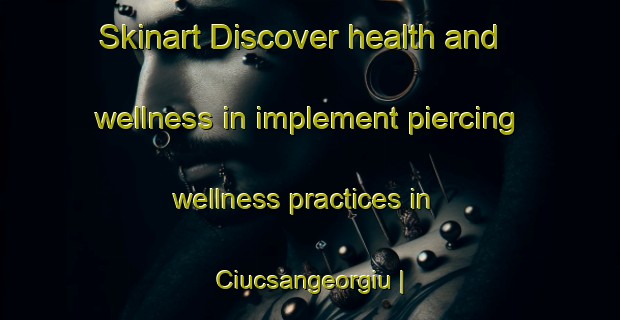 Skinart Discover health and wellness in implement piercing wellness practices in Ciucsangeorgiu | PiercingTraining | PiercingClasses | SkinartTraining-Romania